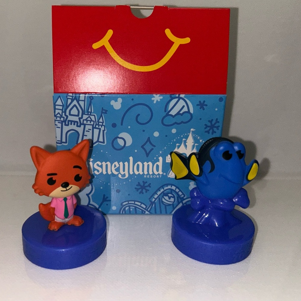 Disneyland 70th Anniversary Happy Meal Toys/Collectibles 🟣